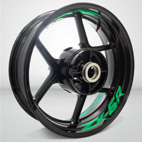 Dual Pack Inner Rim Tape Sticker Decal for Kawasaki ZX6R - Motorcycle stickers and decals