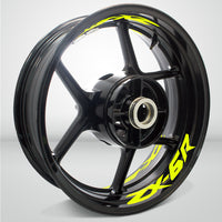Dual Pack Inner Rim Tape Sticker Decal for Kawasaki ZX6R - Motorcycle stickers and decals