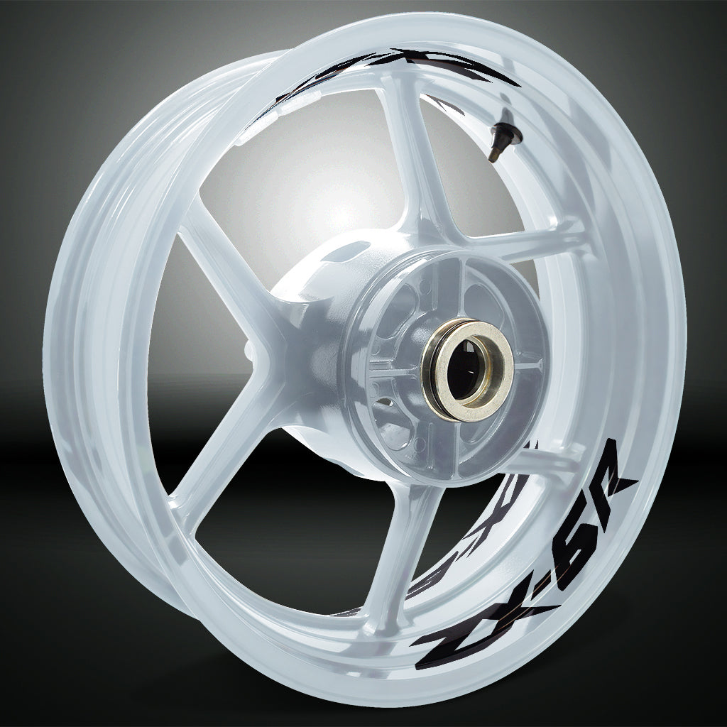 Dual Pack Inner Rim Tape Sticker Decal for Kawasaki ZX6R - Motorcycle stickers and decals