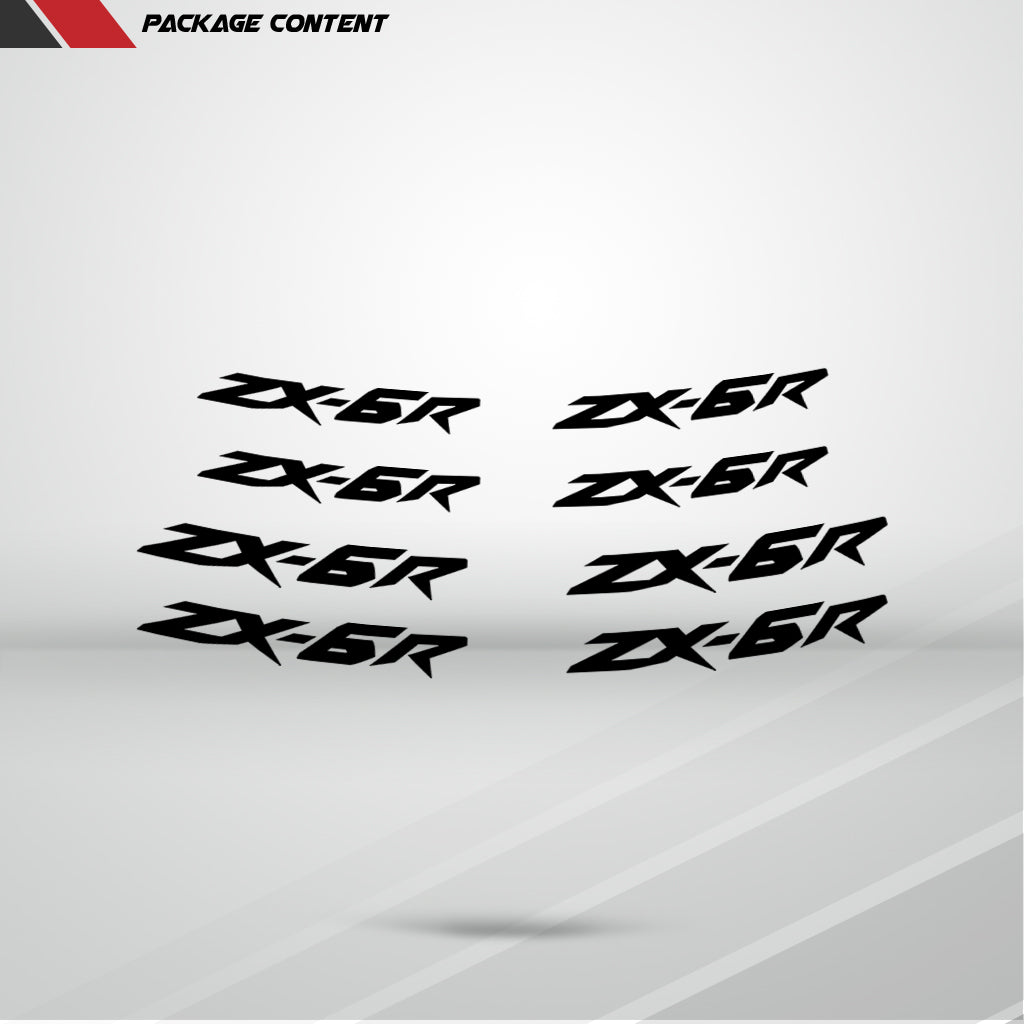 Dual Pack Inner Rim Tape Sticker Decal for Kawasaki ZX6R - Motorcycle stickers and decals