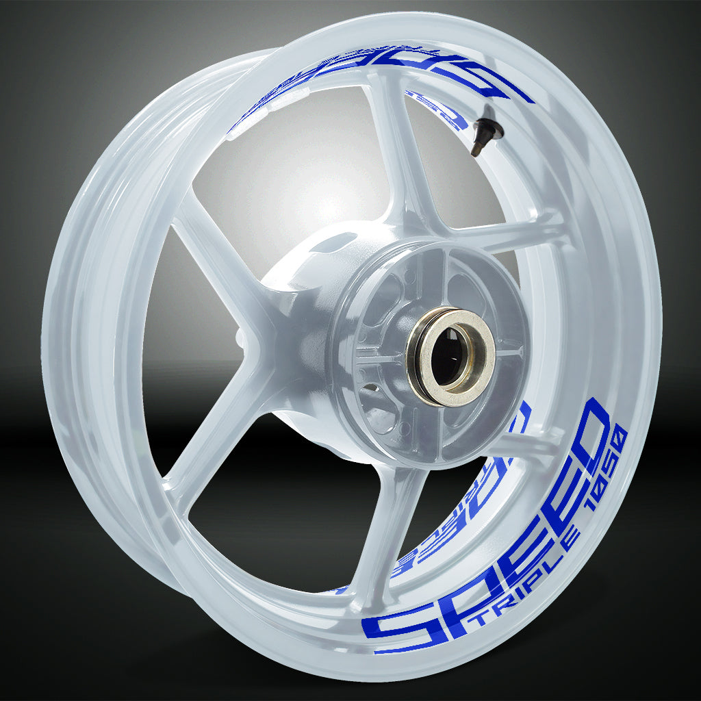 Dual Pack Inner Rim Tape Sticker Decal for Triumph Speed Triple 1050 - Motorcycle stickers and decals