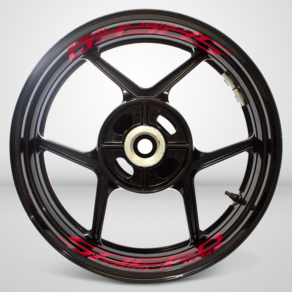 Dual Pack Inner Rim Tape Sticker Decal for Triumph Speed Triple 1050 - Motorcycle stickers and decals