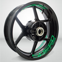 Dual Pack Inner Rim Tape Sticker Decal for Triumph Speed Triple 1050 - Motorcycle stickers and decals