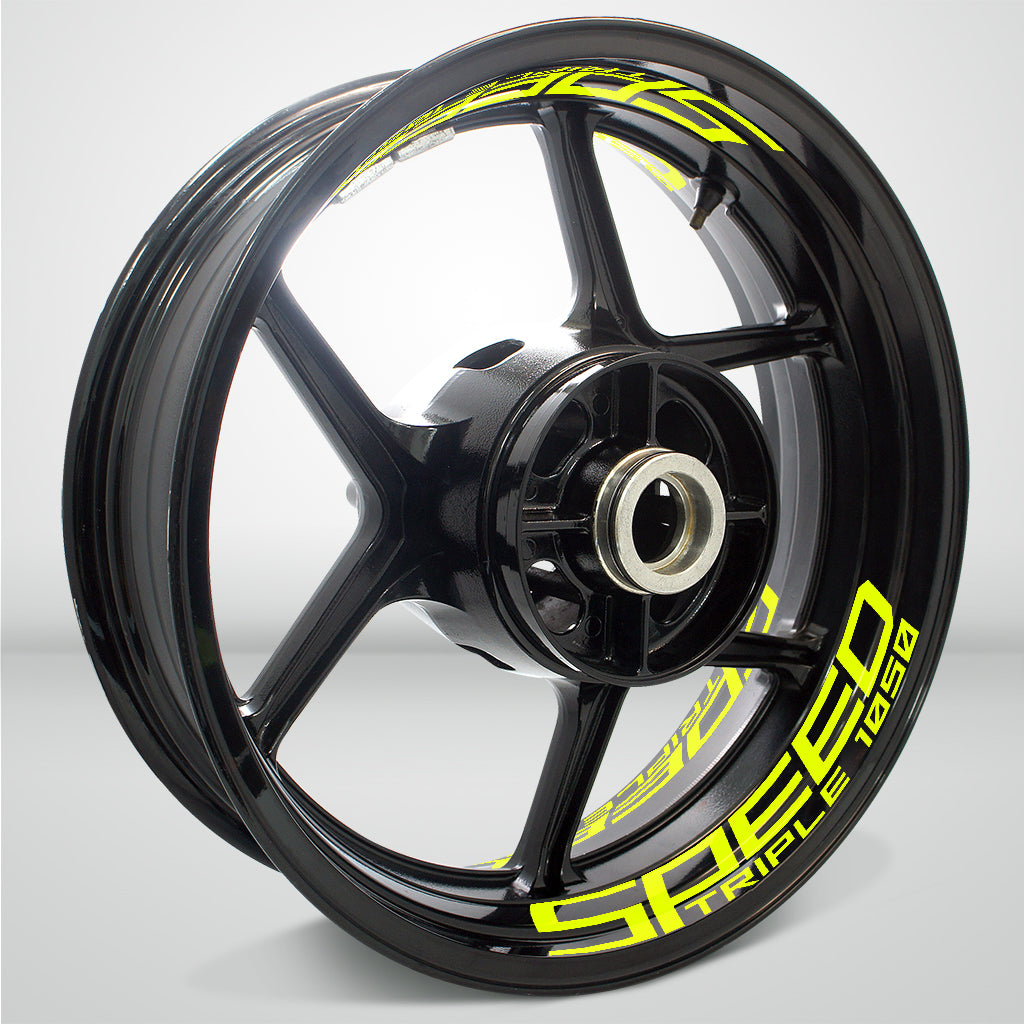 Dual Pack Inner Rim Tape Sticker Decal for Triumph Speed Triple 1050 - Motorcycle stickers and decals