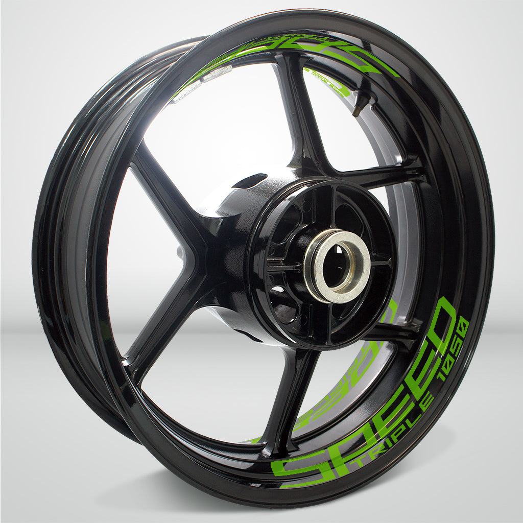 Dual Pack Inner Rim Tape Sticker Decal for Triumph Speed Triple 1050 - Motorcycle stickers and decals