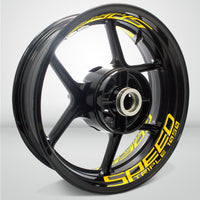 Dual Pack Inner Rim Tape Sticker Decal for Triumph Speed Triple 1050 - Motorcycle stickers and decals