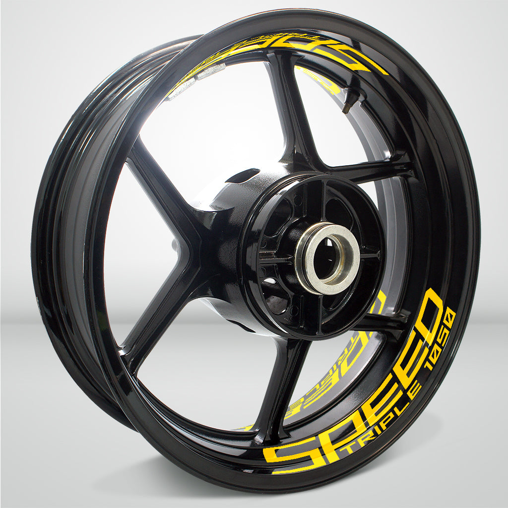 Dual Pack Inner Rim Tape Sticker Decal for Triumph Speed Triple 1050 - Motorcycle stickers and decals