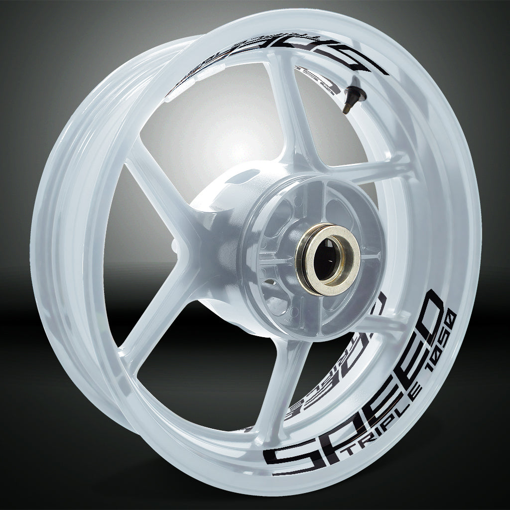 Dual Pack Inner Rim Tape Sticker Decal for Triumph Speed Triple 1050 - Motorcycle stickers and decals