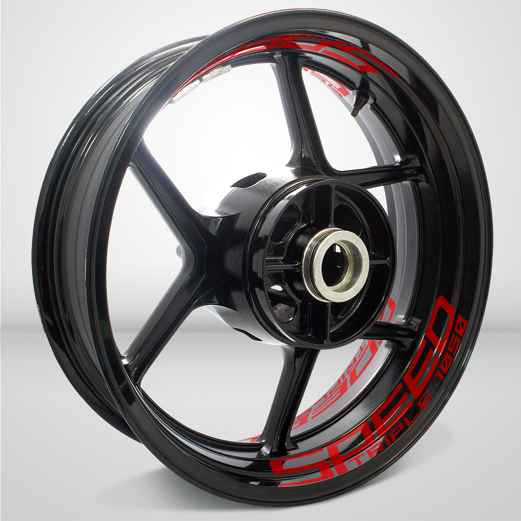Dual Pack Inner Rim Tape Sticker Decal for Triumph Speed Triple 1050 - Motorcycle stickers and decals