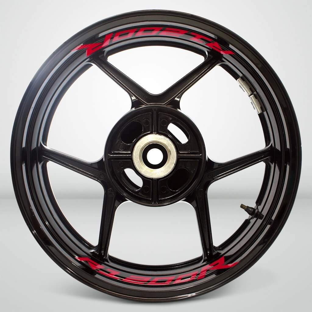 Dual Pack Inner Rim Tape Sticker Decal for BMW R1200R - Motorcycle stickers and decals