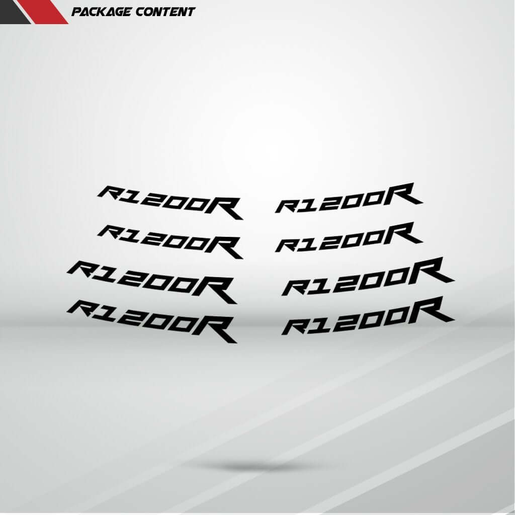 Dual Pack Inner Rim Tape Sticker Decal for BMW R1200R - Motorcycle stickers and decals