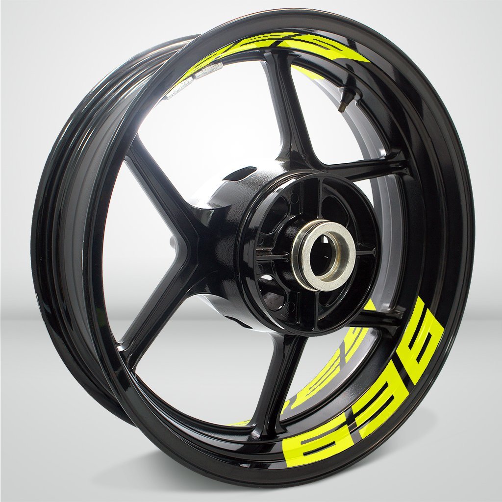 Dual Pack Inner Rim Tape Sticker Decal for Kawasaki Ninja 636 - Motorcycle stickers and decals
