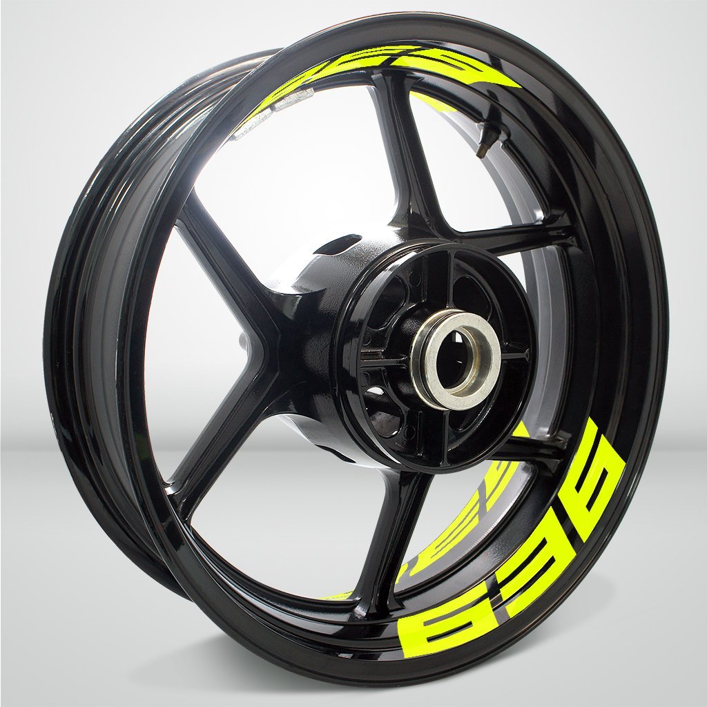 Dual Pack Inner Rim Tape Sticker Decal for Kawasaki Ninja 636 - Motorcycle stickers and decals