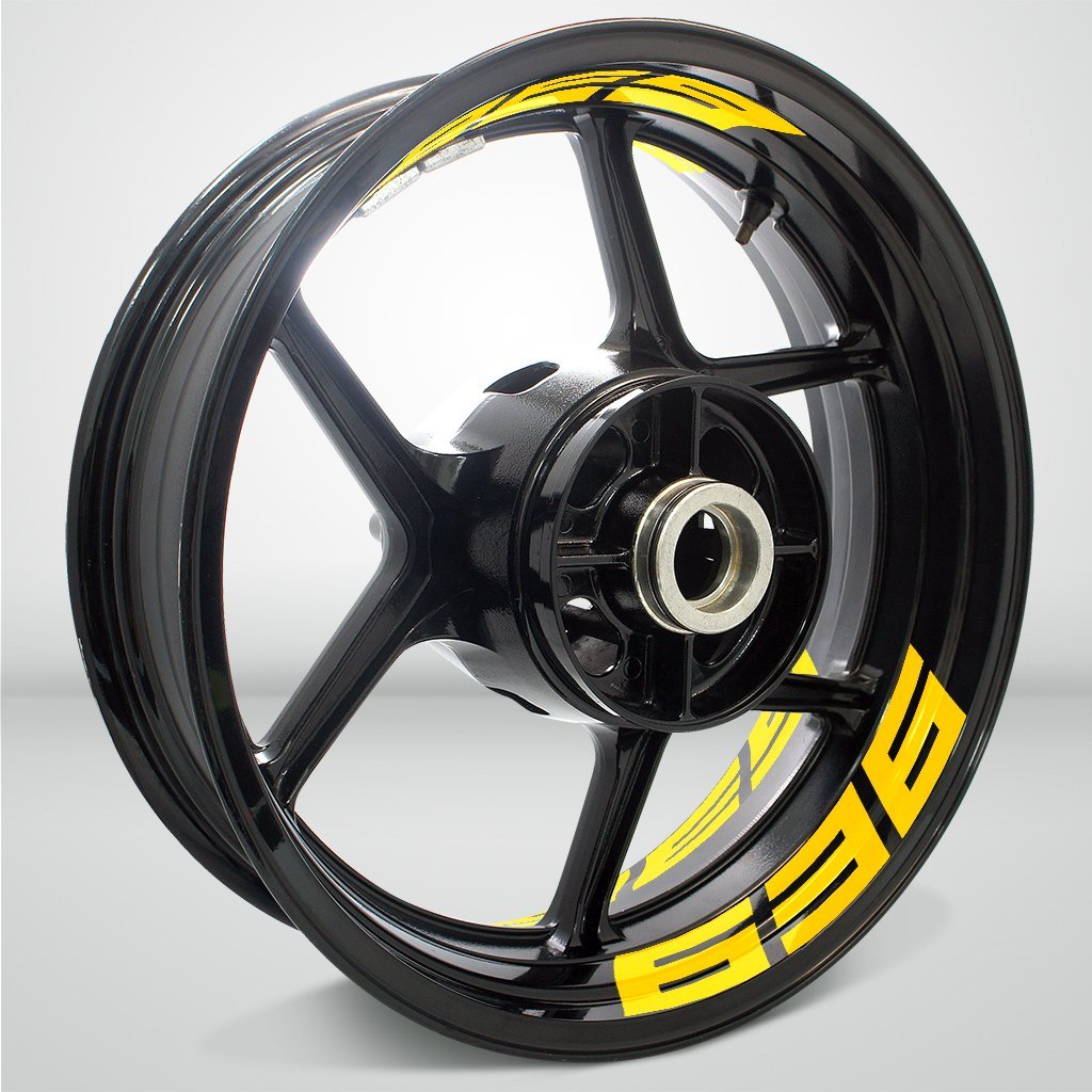Dual Pack Inner Rim Tape Sticker Decal for Kawasaki Ninja 636 - Motorcycle stickers and decals
