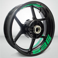 Dual Pack Inner Rim Tape Sticker Decal for Kawasaki Ninja 636 - Motorcycle stickers and decals
