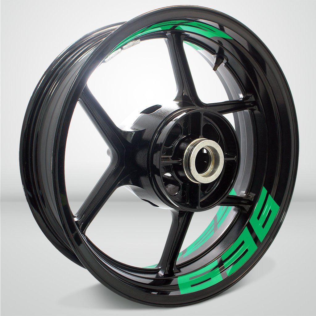 Dual Pack Inner Rim Tape Sticker Decal for Kawasaki Ninja 636 - Motorcycle stickers and decals