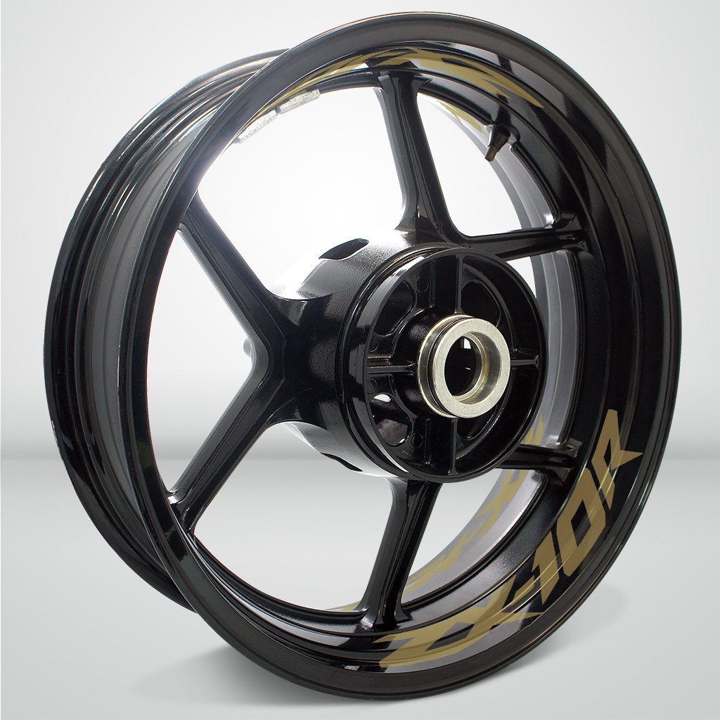 Dual Pack Inner Rim Tape Sticker Decal for Kawasaki ZX10R - Motorcycle stickers and decals