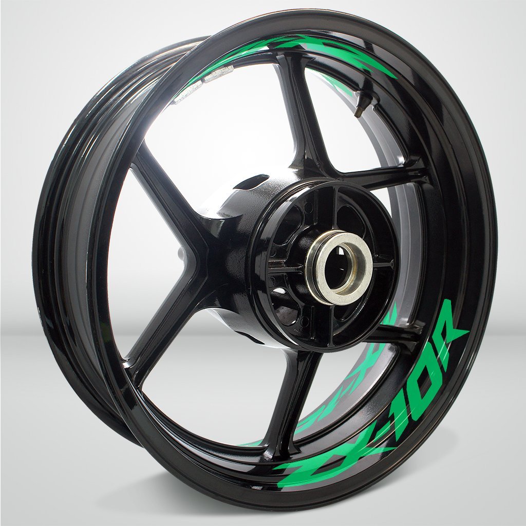 Dual Pack Inner Rim Tape Sticker Decal for Kawasaki ZX10R - Motorcycle stickers and decals