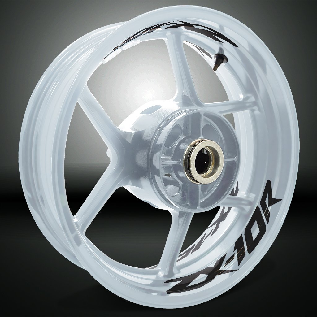 Dual Pack Inner Rim Tape Sticker Decal for Kawasaki ZX10R - Motorcycle stickers and decals