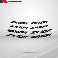 Dual Pack Inner Rim Tape Sticker Decal for Kawasaki ZX10R - Motorcycle stickers and decals