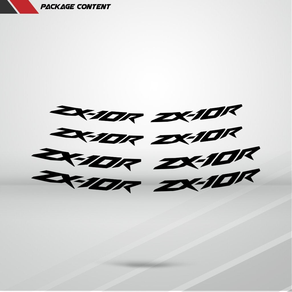Dual Pack Inner Rim Tape Sticker Decal for Kawasaki ZX10R - Motorcycle stickers and decals