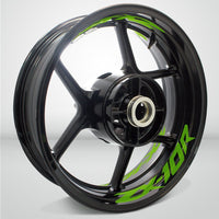 Dual Pack Inner Rim Tape Sticker Decal for Kawasaki ZX10R - Motorcycle stickers and decals