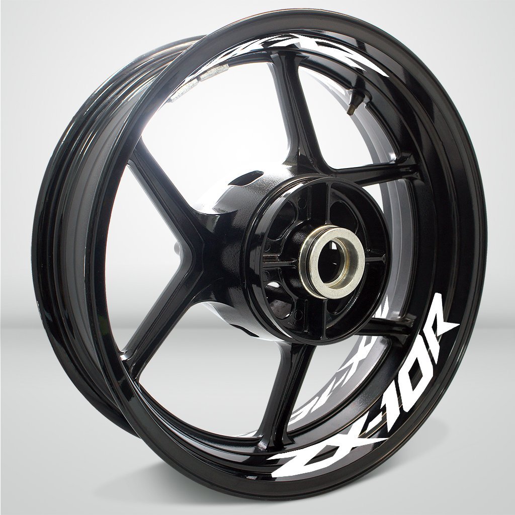 Dual Pack Inner Rim Tape Sticker Decal for Kawasaki ZX10R - Motorcycle stickers and decals