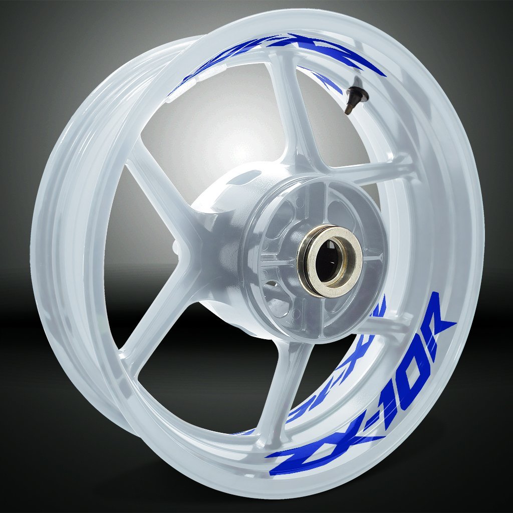 Dual Pack Inner Rim Tape Sticker Decal for Kawasaki ZX10R - Motorcycle stickers and decals