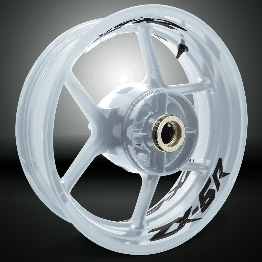 Dual Pack Inner Rim Tape Sticker Decal for Kawasaki ZX6R - Motorcycle stickers and decals