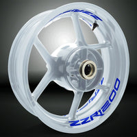 Dual Pack Inner Rim Tape Sticker Decal for Kawasaki ZZR 1200 - Motorcycle stickers and decals