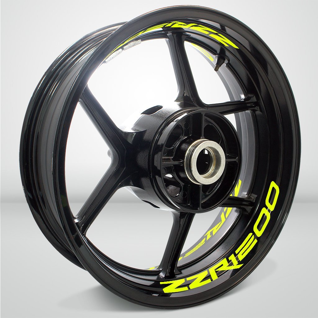 Dual Pack Inner Rim Tape Sticker Decal for Kawasaki ZZR 1200 - Motorcycle stickers and decals