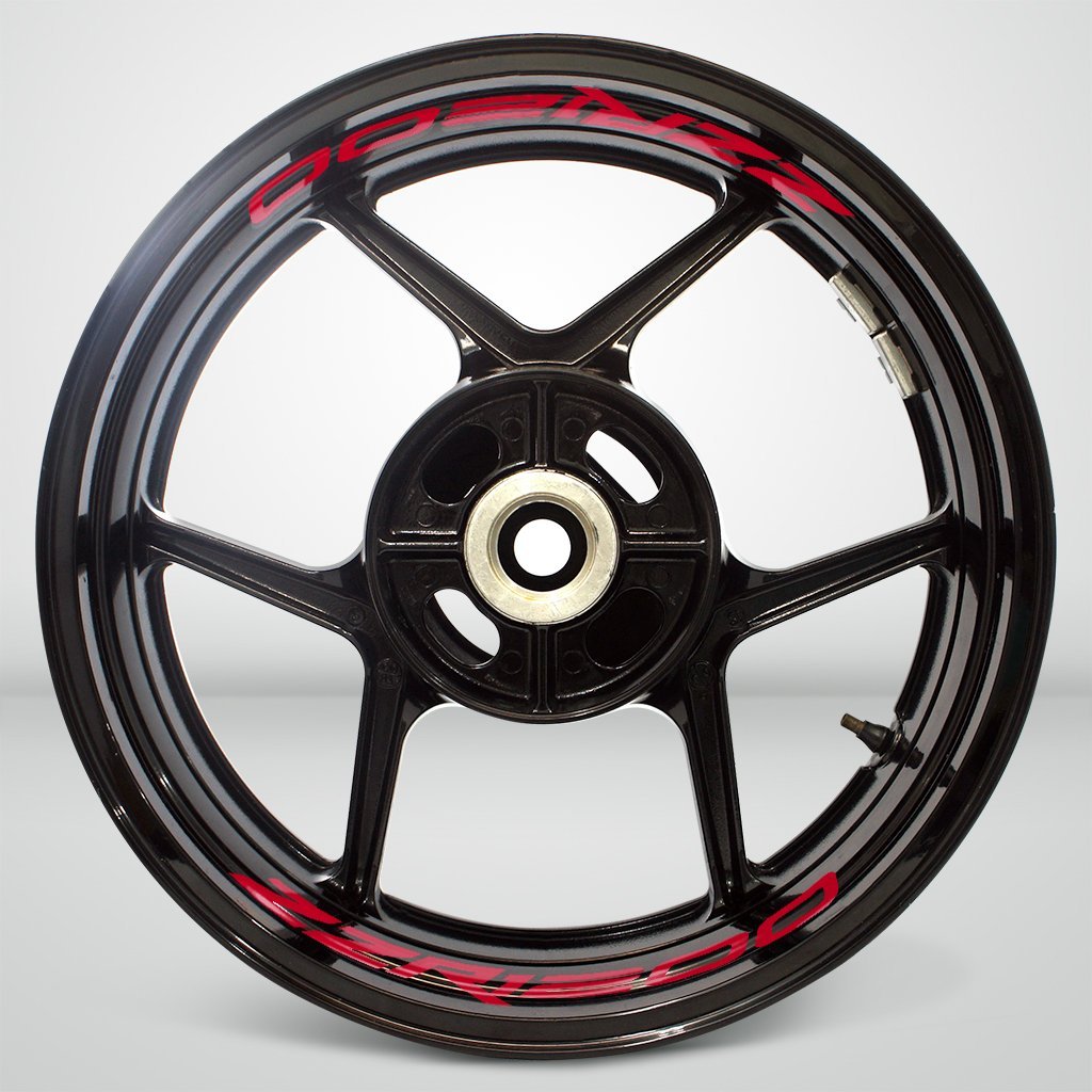 Dual Pack Inner Rim Tape Sticker Decal for Kawasaki ZZR 1200 - Motorcycle stickers and decals