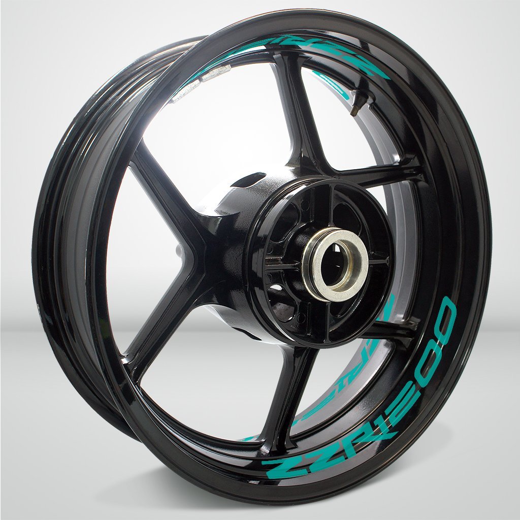 Dual Pack Inner Rim Tape Sticker Decal for Kawasaki ZZR 1200 - Motorcycle stickers and decals