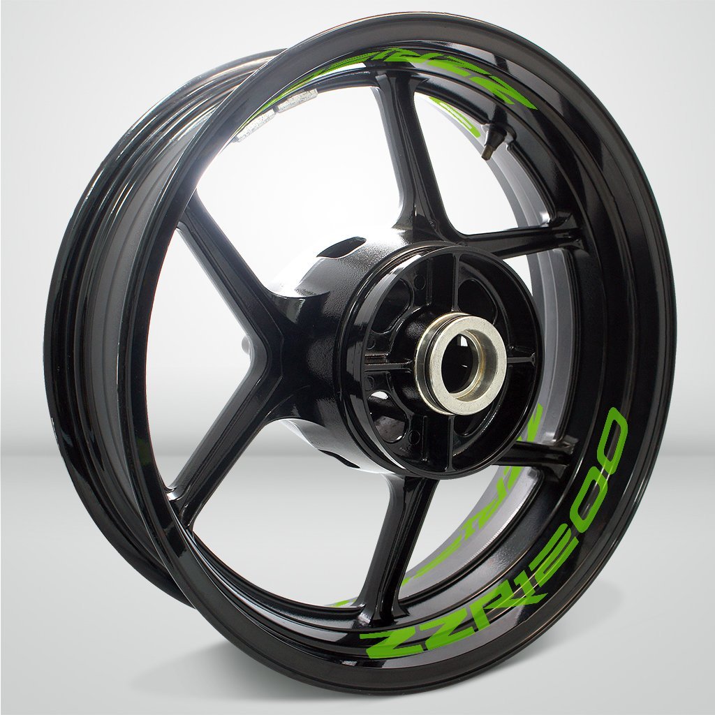 Dual Pack Inner Rim Tape Sticker Decal for Kawasaki ZZR 1200 - Motorcycle stickers and decals