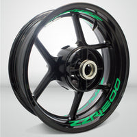 Dual Pack Inner Rim Tape Sticker Decal for Kawasaki ZZR 1200 - Motorcycle stickers and decals