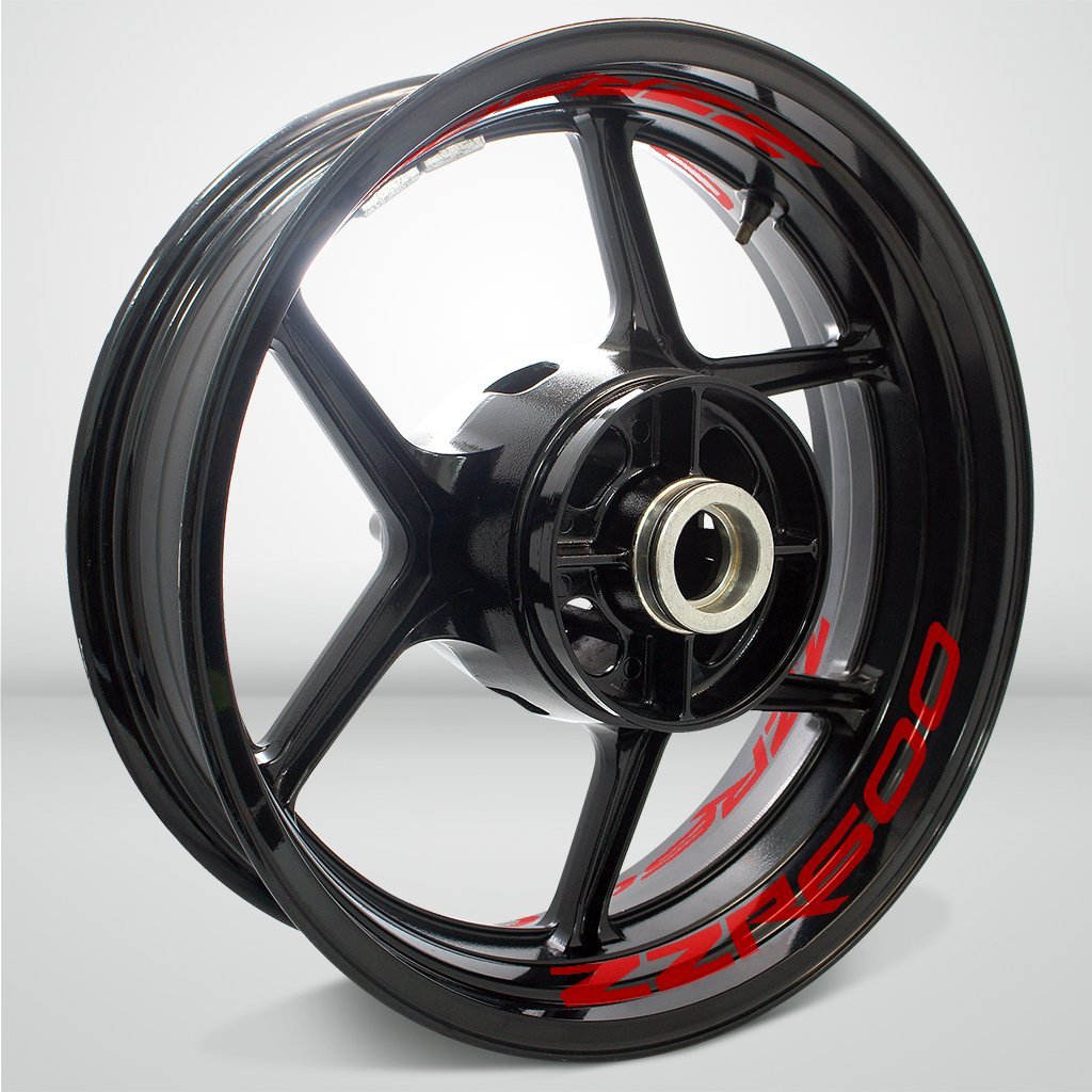 Dual Pack Inner Rim Tape Sticker Decal for Kawasaki ZZR 600 - Motorcycle stickers and decals