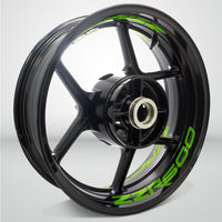 Dual Pack Inner Rim Tape Sticker Decal for Kawasaki ZZR 600 - Motorcycle stickers and decals