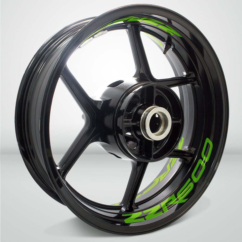 Dual Pack Inner Rim Tape Sticker Decal for Kawasaki ZZR 600 - Motorcycle stickers and decals