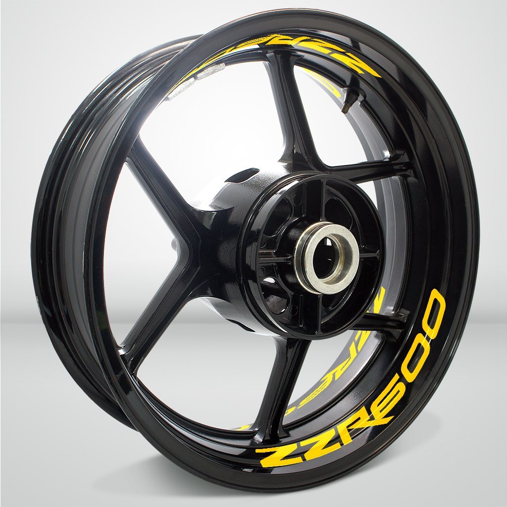 Dual Pack Inner Rim Tape Sticker Decal for Kawasaki ZZR 600 - Motorcycle stickers and decals