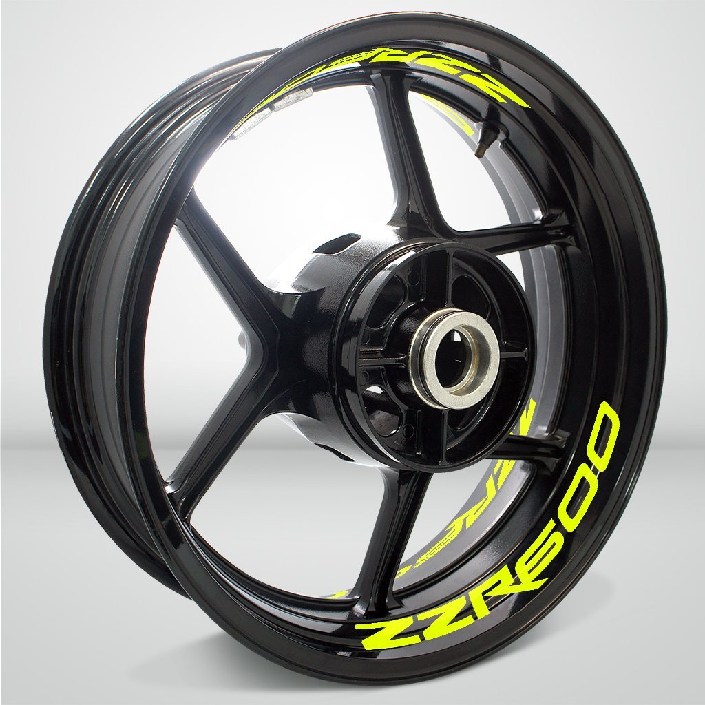 Dual Pack Inner Rim Tape Sticker Decal for Kawasaki ZZR 600 - Motorcycle stickers and decals