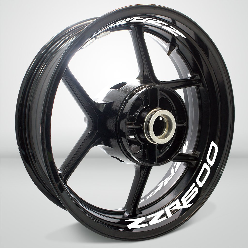 Dual Pack Inner Rim Tape Sticker Decal for Kawasaki ZZR 600 - Motorcycle stickers and decals