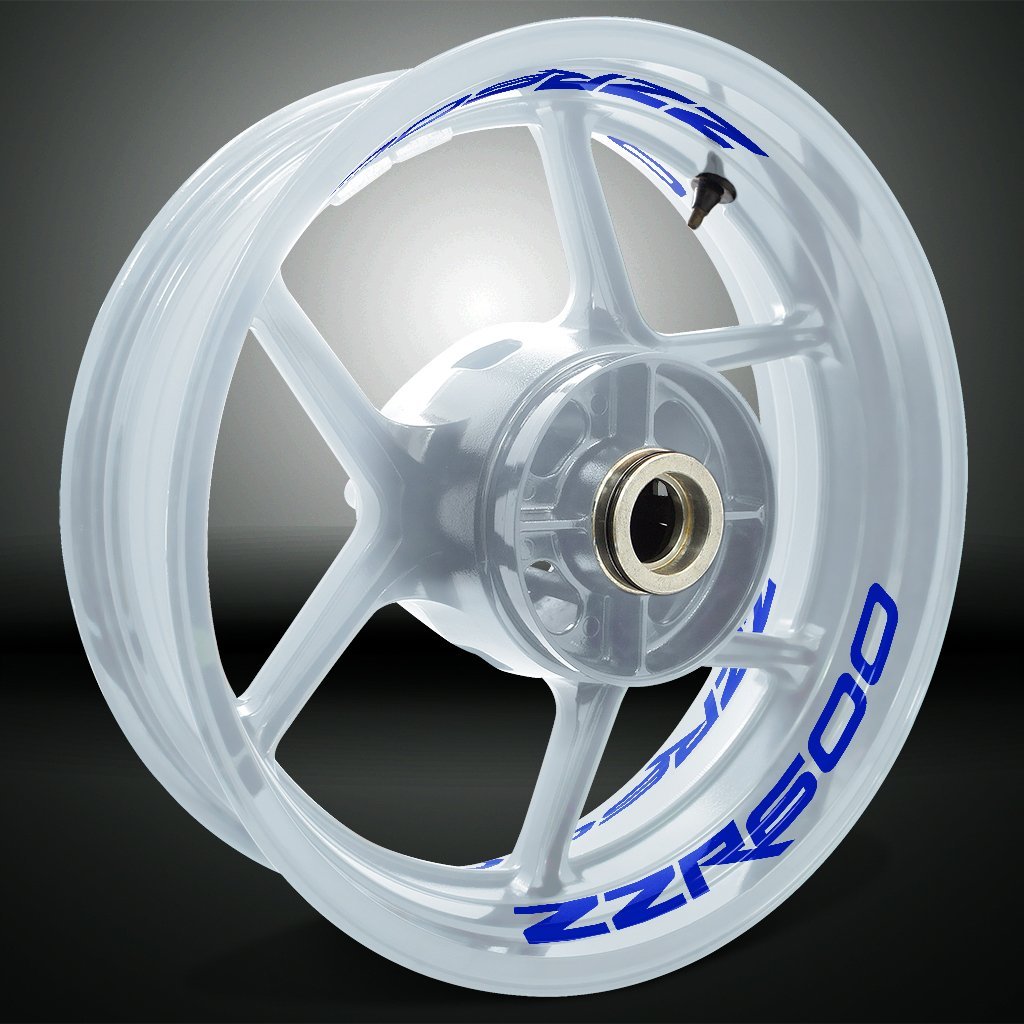 Dual Pack Inner Rim Tape Sticker Decal for Kawasaki ZZR 600 - Motorcycle stickers and decals