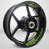 Dual Pack Inner Rim Tape Sticker Decal for Kawasaki ZZR 600 - Motorcycle stickers and decals