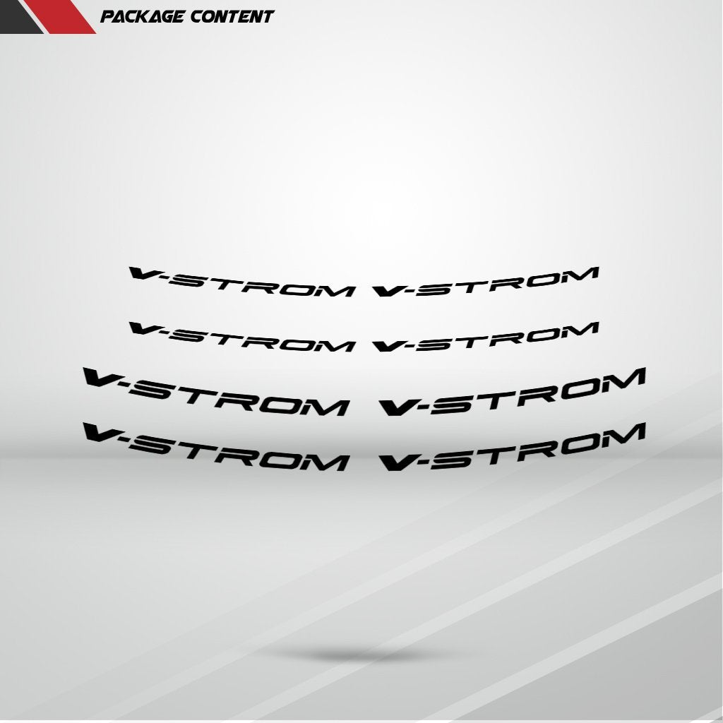 Dual Pack Inner Rim Tape Sticker Decal for Suzuki Vstrom - Motorcycle stickers and decals