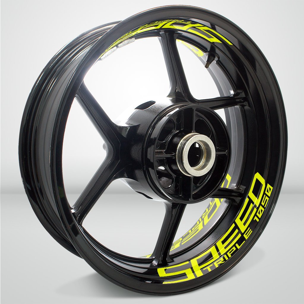 Dual Pack Inner Rim Tape Sticker Decal for Triumph Speed Triple 1050 - Motorcycle stickers and decals