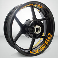 Dual Pack Inner Rim Tape Sticker Decal for Triumph Speed Triple 1050 - Motorcycle stickers and decals