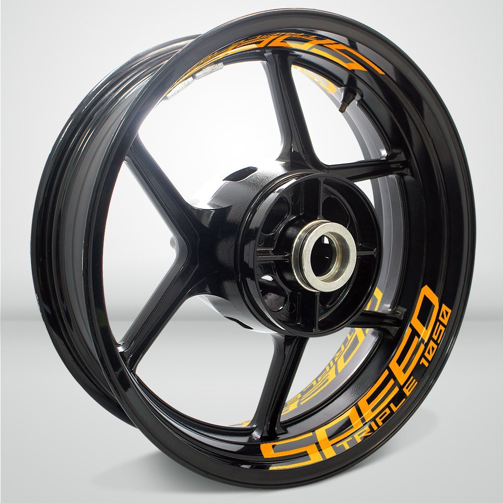 Dual Pack Inner Rim Tape Sticker Decal for Triumph Speed Triple 1050 - Motorcycle stickers and decals