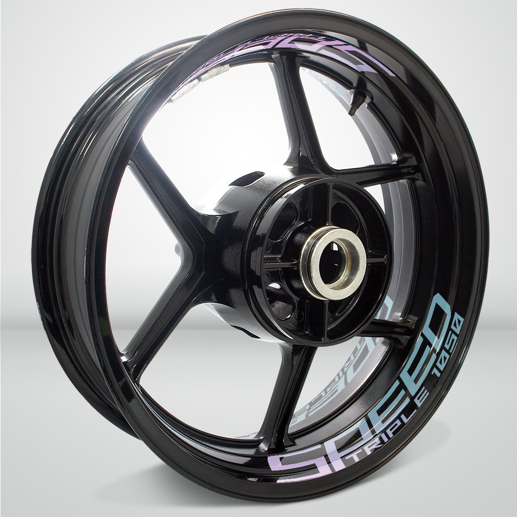 Dual Pack Inner Rim Tape Sticker Decal for Triumph Speed Triple 1050 - Motorcycle stickers and decals