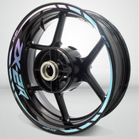 Motorcycle Rim Wheel Decal Accessory Sticker for Kawasaki ZX2R - Motorcycle stickers and decals