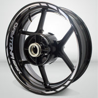Motorcycle Rim Wheel Decal Accessory Sticker for Triumph Daytona 675R - Motorcycle stickers and decals